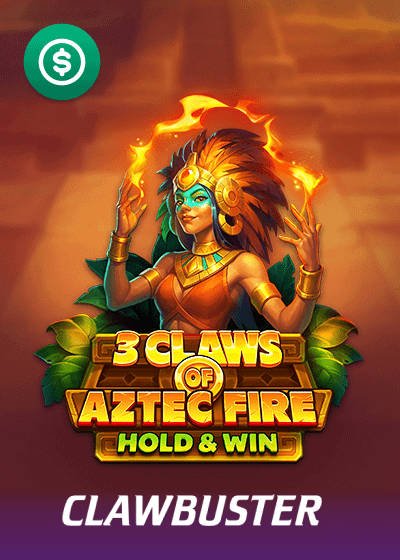 3 Claws of Aztec Fire Hold and Win