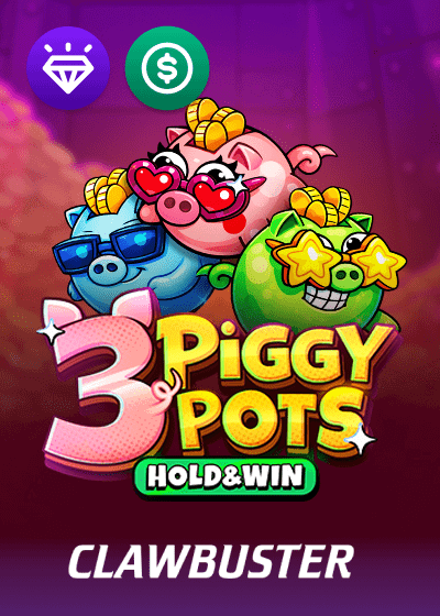 3 Piggypots: Hold and Win
