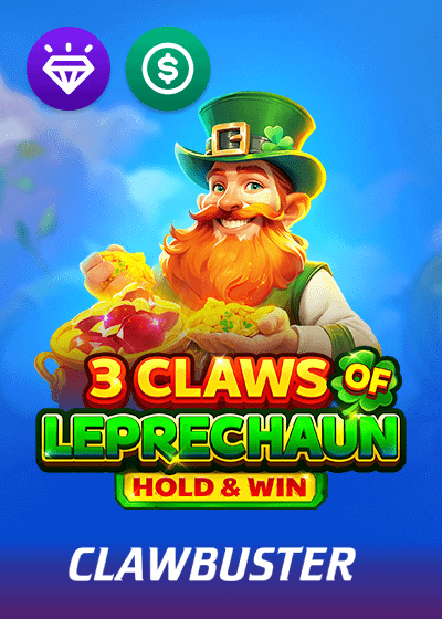 3 Claws of Leprechaun Gold Hold and Win