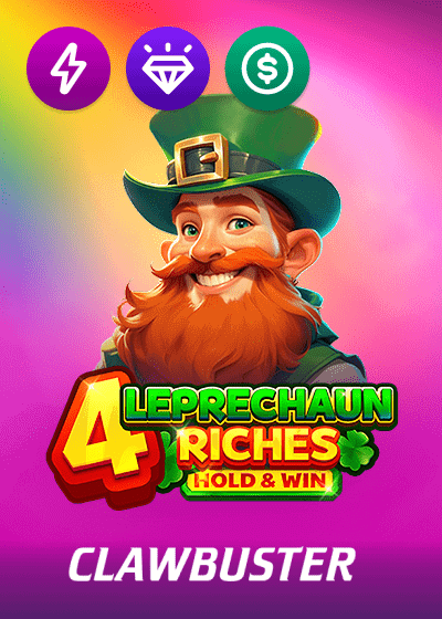 4 Leprechaun Riches Hold and Win